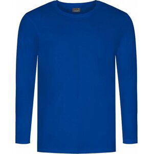 Pánské prémiové bavlněné triko Promodoro s dlouhým rukávem 180 g/m Barva: modrá královská, Velikost: 4XL E4099