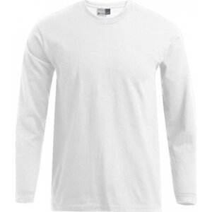 Pánské prémiové bavlněné triko Promodoro s dlouhým rukávem 180 g/m Barva: Bílá, Velikost: 5XL E4099