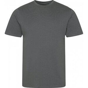 Módní pánské tričko Ecologie z organické bavlny Barva: šedá uhlová, Velikost: M EA001