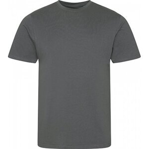 Módní pánské tričko Ecologie z organické bavlny Barva: šedá uhlová, Velikost: XL EA001