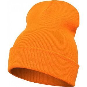 Flexfit Prodloužená silná ohrnovací beanie čepice Barva: Oranžová FX1501KC