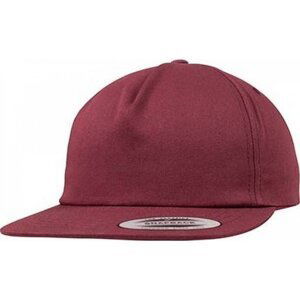 Klasická kšiltovka Flexfit snapback s měkkým předním panelem, 5-panelová Barva: fialová maroon FX6502