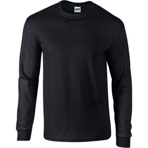 Teplé triko s dlouhými rukávy Gildan Ultra Coton 200 g/m Barva: Černá, Velikost: M G2400