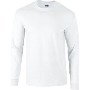 Teplé triko s dlouhými rukávy Gildan Ultra Coton 200 g/m Barva: Bílá, Velikost: M G2400