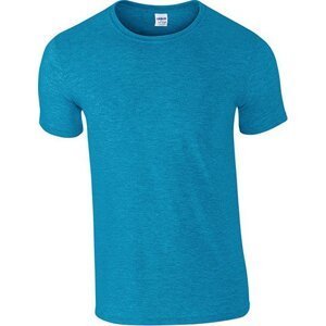 Měkčené tričko Gildan SoftStyle s krátkým rukávem 150g/m Barva: modrá safírová antiq, Velikost: L G64000