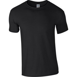 Měkčené tričko Gildan SoftStyle s krátkým rukávem 150g/m Barva: Černá, Velikost: 3XL G64000