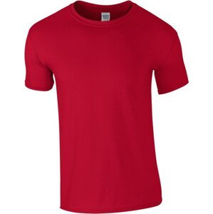 Měkčené tričko Gildan SoftStyle s krátkým rukávem 150g/m Barva: červená rajčatová, Velikost: S G64000