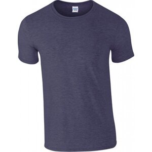 Měkčené tričko Gildan SoftStyle s krátkým rukávem 150g/m Barva: modrý námořní melír, Velikost: 4XL G64000
