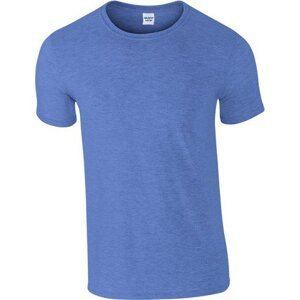 Měkčené tričko Gildan SoftStyle s krátkým rukávem 150g/m Barva: modrá melír, Velikost: M G64000