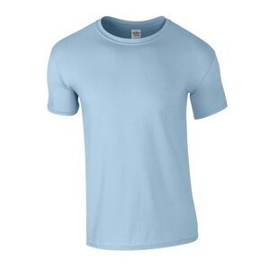 Měkčené tričko Gildan SoftStyle s krátkým rukávem 150g/m Barva: modrá světlá, Velikost: 3XL G64000