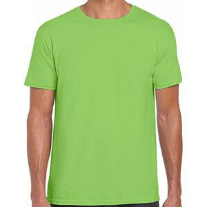 Měkčené tričko Gildan SoftStyle s krátkým rukávem 150g/m Barva: Limetková zelená, Velikost: L G64000