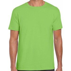 Měkčené tričko Gildan SoftStyle s krátkým rukávem 150g/m Barva: Limetková zelená, Velikost: S G64000