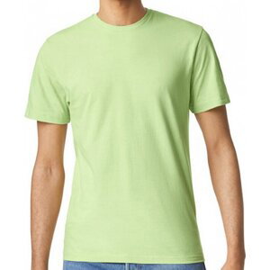 Měkčené tričko Gildan SoftStyle s krátkým rukávem 150g/m Barva: zelená pistáciová, Velikost: 3XL G64000