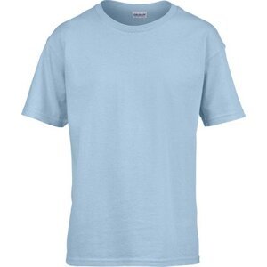 Gildan Dětské bavlněné měkčené tričko Softstyle® 150 g/m Barva: modrá světlá, Velikost: M (116/134) G64000K