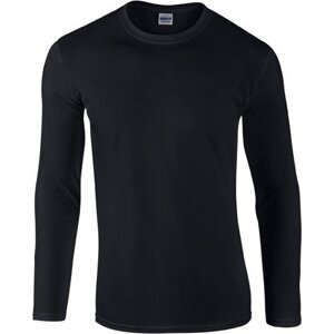 Pánské triko s dlouhým rukávem Gildan SoftStyle 150 g/m Barva: Černá, Velikost: XL G64400