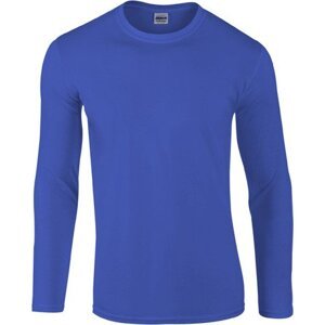 Pánské triko s dlouhým rukávem Gildan SoftStyle 150 g/m Barva: modrá královská, Velikost: S G64400
