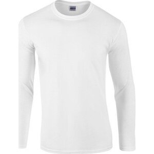 Pánské triko s dlouhým rukávem Gildan SoftStyle 150 g/m Barva: Bílá, Velikost: XL G64400