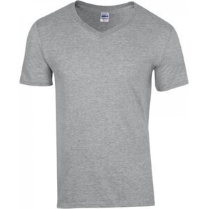 Lehké měkčené tričko pod košili do véčka Gildan SoftStyle 150 g/m Barva: šedá melír, Velikost: L G64V00