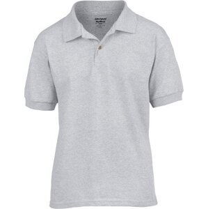 Dětské Jersey polo tričko Gildan Barva: šedá melír, Velikost: S (116/128) G8800K