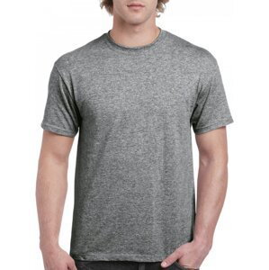 Vysokogramážové bavlněné bezešvé triko Gildan Hammer 200 g/m Barva: šedá grafitová melír, Velikost: M GH000