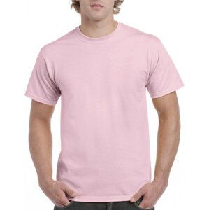 Vysokogramážové bavlněné bezešvé triko Gildan Hammer 200 g/m Barva: růžová světlá, Velikost: XL GH000