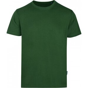 Luxusní pánské tričko z česané organické bavlny HRM 160 g/m Barva: Zelená lahvová, Velikost: 4XL HRM101