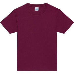 Just Cool Dětské tričko z funkčního materiálu Neoteric™ Barva: Červená vínová, Velikost: 12/13 (XL) JC001J