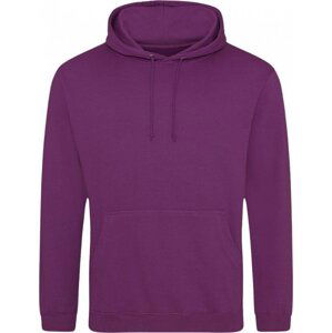 Pánská klokanka Just Hoods s dvojitou kapucí Barva: magenta, Velikost: XL JH001