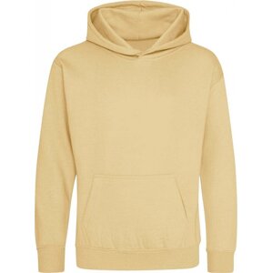 Just Hoods Dětská klokánka s dvojitou kapucí 80% bavlna Barva: béžová písková, Velikost: 12/13 (XL) JH001K