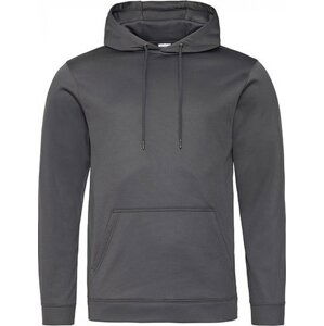 Sportovní klokanka Just Hoods se 3-dílnou kapucí Barva: šedá metalová, Velikost: XL JH006