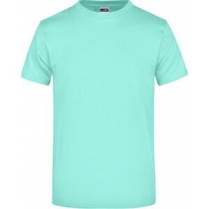 James & Nicholson Pánské základní triko ve vysoké gramáži 180 g/m bez bočních švů Barva: zelená mátová, Velikost: 5XL JN002