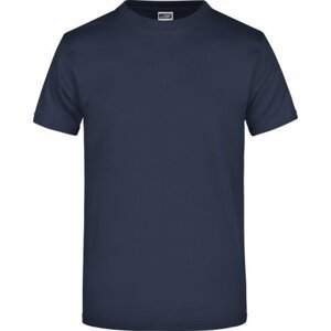 James & Nicholson Pánské základní triko ve vysoké gramáži 180 g/m bez bočních švů Barva: modrá námořní, Velikost: 4XL JN002