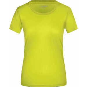James & Nicholson Dámské funkční triko pro sport a volný čas Barva: žlutá reflexní, Velikost: XL JN357