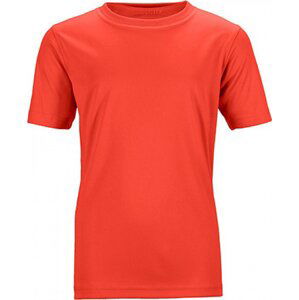 James & Nicholson Rychleschnoucí funkční dětské tričko Barva: oranžová sytá, Velikost: XXL JN358K