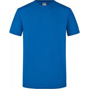 James & Nicholson Kvalitně zpracované slim-fit tričko James and Nicholson Barva: modrá kobaltová, Velikost: M JN911