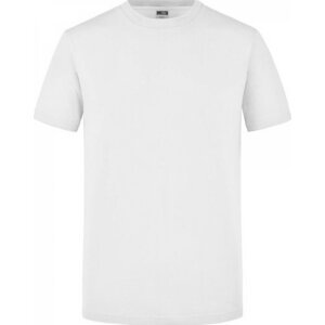 James & Nicholson Kvalitně zpracované slim-fit tričko James and Nicholson Barva: Bílá, Velikost: XXL JN911