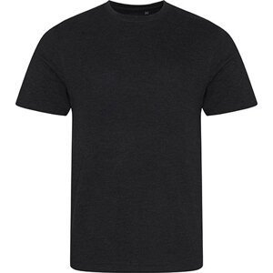 Moderní měkké směsové tričko Just Ts Barva: černá melír, Velikost: L JT001