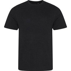 Moderní měkké směsové tričko Just Ts Barva: černá melír, Velikost: S JT001