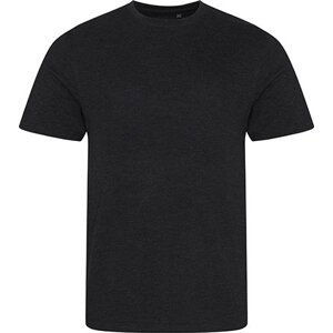 Moderní měkké směsové tričko Just Ts Barva: černá melír, Velikost: XL JT001