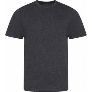 Moderní měkké směsové tričko Just Ts Barva: šedá uhlová melír, Velikost: M JT001