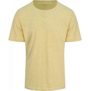 Melírové unisex tričko v pastelových barvách Just Ts 160 g/m Barva: Žlutá, Velikost: M JT032