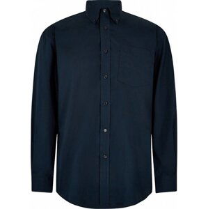 Kustom Kit Pánská korporátní oxford košile s kapsičkou a dlouhým rukávem 85% bavlna Barva: Modrá námořní tmavá, Velikost: 38 (15) K105