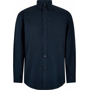 Kustom Kit Pánská korporátní oxford košile s kapsičkou a dlouhým rukávem 85% bavlna Barva: Modrá námořní tmavá, Velikost: 42 (L/16H) K105