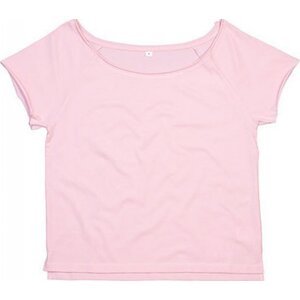Mantis Dámské volné 100 % organické tričko Flash Dance Barva: růžová měkká, Velikost: M P129