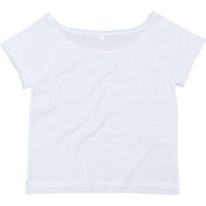Mantis Dámské volné 100 % organické tričko Flash Dance Barva: Bílá, Velikost: M P129