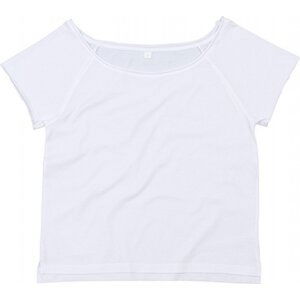 Mantis Dámské volné 100 % organické tričko Flash Dance Barva: Bílá, Velikost: XL P129