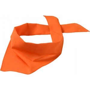 Myrtle beach Multifunkční trojúhelníkový šátek 97% polyester, 3% bavlna, 85 x 40 cm Barva: Oranžová MB6524