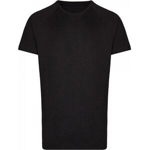 Pánské prodloužené směsové úzké triko Miners Mate Barva: černá - černá, Velikost: M MY111