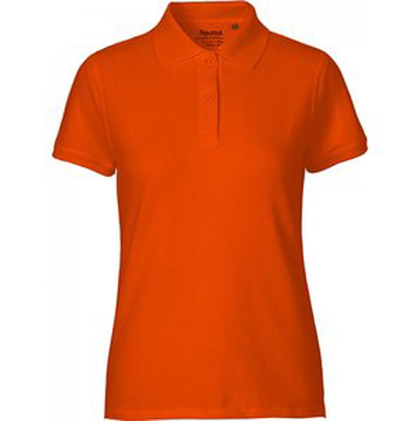 Pevná dámská polokošile Neutral z organické bavlny 235 g/m Barva: Oranžová, Velikost: L NE22980
