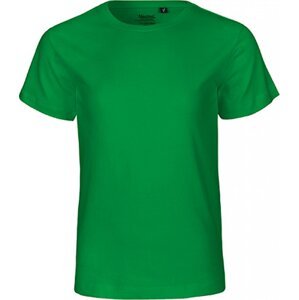Neutral Dětské organické tričko s krátkým rukávem a výztužnou páskou za krkem Barva: Zelená, Velikost: 104/110 NE30001